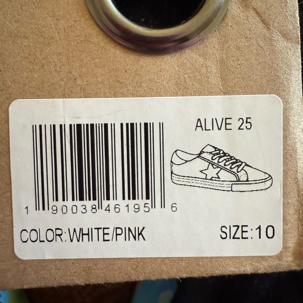 Vintage Havana Alive Slip-On Sneaker Pink Glittery Star - Picture 6 of 10